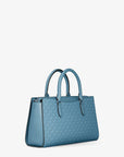 Arden Medium Top-Zip Satchel (DENIM)