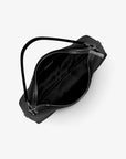 Sammy Medium Pebbled Leather Convertible Shoulder Bag (BLACK)