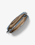 Christina Small Signature Logo Crossbody Bag (DENIM)
