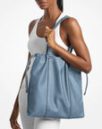 Matilda Large Cinch Tote Bag (DENIM)