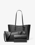 Jet Set Travel Large 3-in-1 Signature Logo Tote Bag (BLACK)