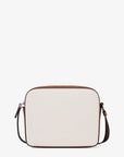 Cooper Medium Pebbled Leather and Signature Logo Camera Crossbody Bag (LT CRM/LUGG)
