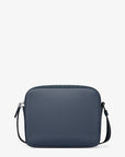 Cooper Medium Pebbled Leather and Signature Logo Camera Crossbody Bag (NAVY)