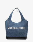 Cooper Medium Denim Tote Bag (DK VT BLUWSH)