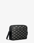 Cooper Logo Jacquard Denim Flight Bag (BLACK WASH)