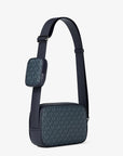 Cooper Signature Logo Camera Crossbody Bag With Pouch (ADMRL/PLBLUE)