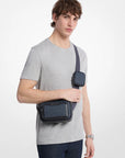 Cooper Signature Logo Camera Crossbody Bag With Pouch (ADMRL/PLBLUE)