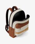 Pacey Embellished Striped Signature Logo Backpack (VANILLA COMBO)
