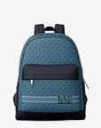 Pacey Embellished Striped Signature Logo Backpack (DENIM)