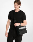 Pacey Embellished Signature Logo Messenger Bag (BLACK COMBO)