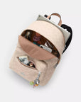 Taylor Small Backpack In Signature Canvas (Gold/Tan/Brown)