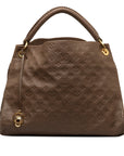 Brown LV Monogram Empreinte Artsy MM Hobo Bag