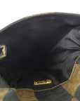 FNDI Brown Checkerboard Print Fanny Pack or Crossbody