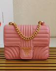 PRD Diagramme Medium Leather Bag Pink