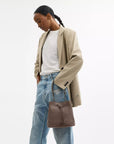 Rowan Bucket Bag (Gold/Black)