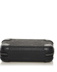 Black LV Taurillion Monogram Horizon Clutch Bag