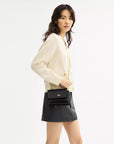 Mini Klare Crossbody Bag (Gold/Dark Stone)