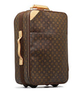 Brown LV Monogram Pegase 55 Travel Bag
