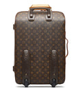 Brown LV Monogram Pegase 55 Travel Bag