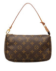 Brown LV Monogram Pochette Accessoires Shoulder Bag