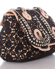 FNDI Black & Nude Lace Limited Edition B Handbag