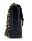 CHNL 1995 Vintage Black Caviar Horizontal Classic Jumbo Flap Bag 24k GHW