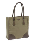 PRD Hand Bag Canvas Khaki Auth