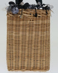 PRD Hand Bag Wicker Beige Auth