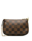 Brown LV Damier Ebene Trunks and Bags Mini Pochette Accessoires Shoulder Bag