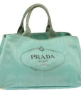 PRD Canapa GM Hand Bag Canvas Blue Auth