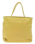 PRD Hand Bag Nylon Yellow Auth