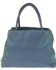 PRD Hand Bag Nylon Blue Auth