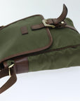 BBERRY Black label Shoulder Bag Nylon Khaki Auth