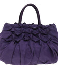 PRD Hand Bag Nylon Purple Auth