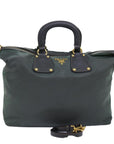 PRD Hand Bag Nylon way Green Auth