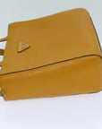 PRD Hand Bag Safiano leather way Orange Auth