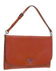 PRD Hand Bag Enamel Orange Auth
