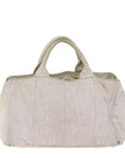PRD Canapa MM Hand Bag Canvas way Gray Auth