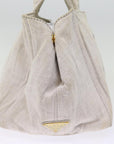 PRD Canapa MM Hand Bag Canvas way Gray Auth
