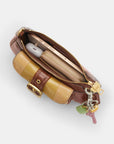 Ashton Mini Shoulder Bag (Gold/Redwood Multi)