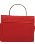 PRD Hand Bag Nylon Red Auth