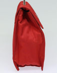 PRD Hand Bag Nylon Red Auth