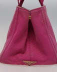 PRD Canapa MM Hand Bag Denim Pink Auth