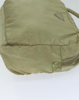 PRD Hand Bag Nylon Beige Auth