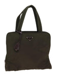 PRD Hand Bag Nylon Khaki Auth