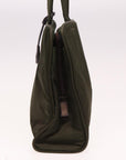 PRD Hand Bag Nylon Khaki Auth