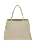 PRD Hand Bag Nylon White Auth
