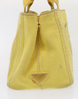 PRD Canapa PM Hand Bag Canvas way Yellow Auth