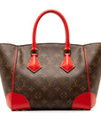 Brown LV Monogram Phenix PM Satchel
