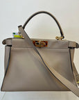 FNDI Leather Peekaboo 2Way Bag